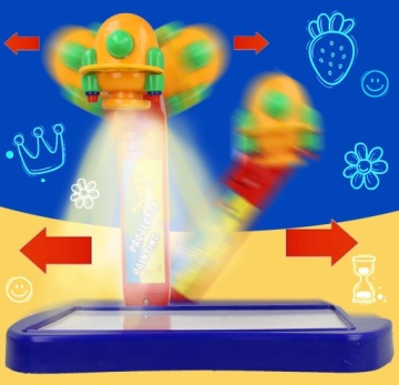 Projektor Rzutnik do Nauki Rysowania ze Slajdami Podświetlany Regulowany