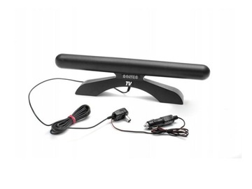 Antena telewizyjna do samochodu TIRa TV DVBT do kampera 12V 24V 40cm 40db