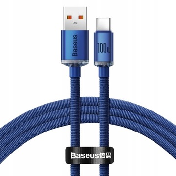 BASEUS PRZEWÓD KABEL USB DO USB C 100W 1,2M SZYBKI