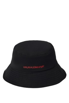 Kapelusz typu bucket hat z haftem czapka damska