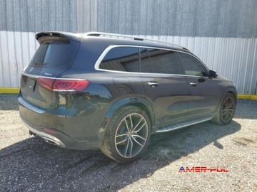 Mercedes GLS X167 2021 Mercedes-Benz GLS 2021 r., 4,0L 580 4 MATIC od ubezpieczalni 4.0 Benzyna, zdjęcie 4