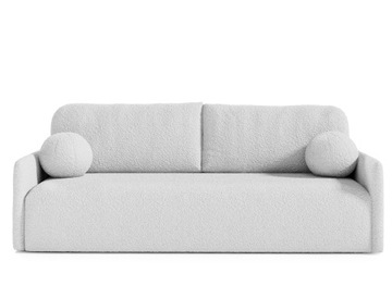 Rozkładana Kanapa sofa GLORI baranek zaokrąglona