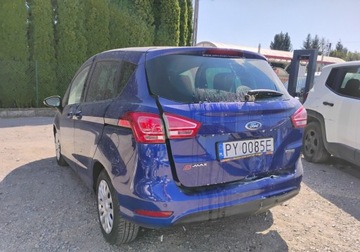 Ford B-MAX 1.0 EcoBoost 100KM 2014 Ford B-MAX 2014r, 1.0 Benzyna. Lekko uszkodzony tyl. Jezdzi. Benzyna, zdjęcie 3