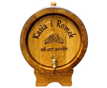 Дубовая бочка Производитель бочек 2л БЕСПЛАТНАЯ ГРАВИРОВКА