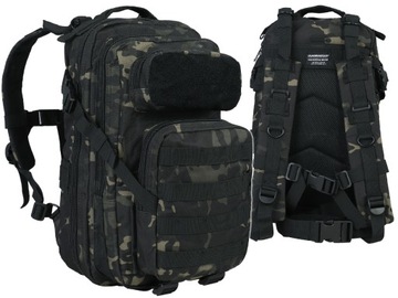 PLECAK MĘSKI WOJSKOWY DOMINATOR VELCRO Black