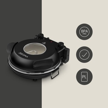 ZEEGMA Pizza Chef 1200W Печь для пиццы 30 см