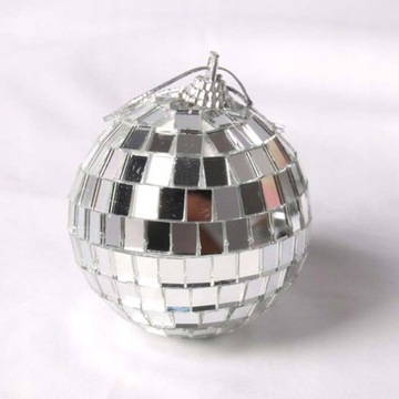 24 шт., стеклянные зеркальные диско-шары, висящие на вечеринке