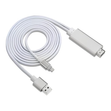 Kabel z Lightning na HDMI Adapter Przejściówka przechwytywanie ekranu wideo