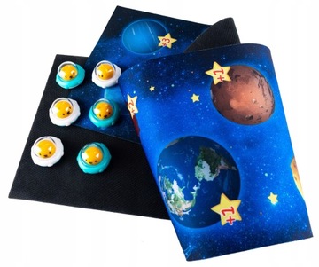Игровой коврик для керлинга, Наука, планеты, космос, НЛО для детей, семейный подарок