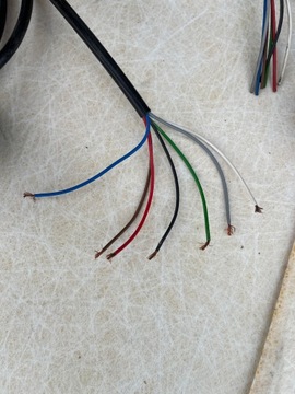 kabel, wtyczka, Instalacja Wiązka ASPOCK 7 Pinów 68-2413-00, 68-2414-00