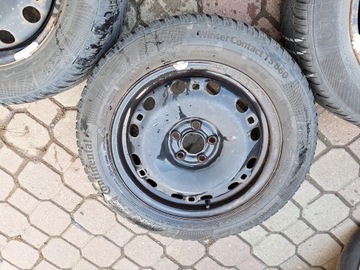 KOLA PNEUMATIKY ZIMNÍ 185 60 R15 VW POLO SEAT IBIZA CONTINENTAL