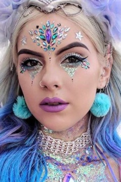 3D НАКЛЕЙКИ НА ЛИЦО САМОКЛЕЯЩИЕСЯ КРИСТАЛЛЫ YT17