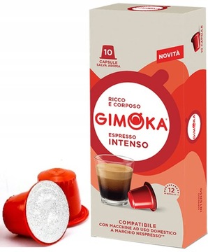 GIMOKA INTENSO KAPSUŁKI NESPRESSO 10 szt