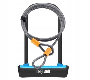 Zapięcie rowerowe Onguard 8154 U-Lock ULOCK Neon Niebieskie