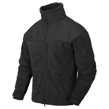 BLUZA POLAROWA MĘSKA ROZPINANA HELIKON WZMOCNIONA CLASSIC ARMY CZARNA M