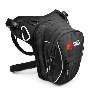 LAICOBEAR Водонепроницаемая мотоциклетная сумка на бедро, 5,5–7,5 л, поясная сумка для ног, КРАСНАЯ