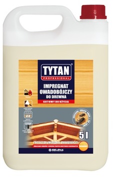 Impregnat Owadobójczy Do Drewna Tytan Professional 5l Szkodniki Bezbarwny
