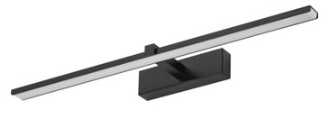 Lampa nad lustro do łazienki 60cm 12W czarny 4200K