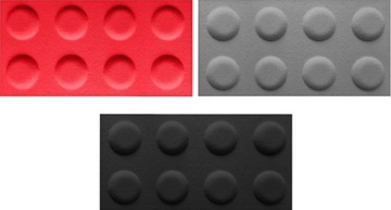 Блок-панель из фетра 60Х30 ЦВЕТА