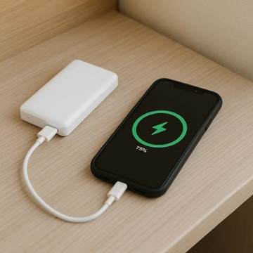 Organizer podróżny na kable ładowarki torba ETUI