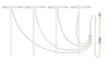 4x LAMPA LED DO UPRAWY WZROSTU ROŚLIN RÓŻOWA