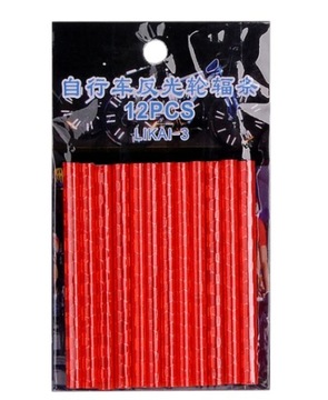 RURKI ODBLASKOWE ODBLASKI NA SZPRYCHY ROWER 72 SZT