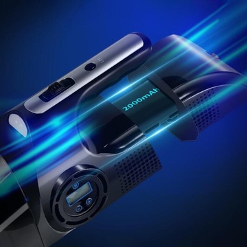 Автомобильный пылесос. Накачивающее устройство с шиной.