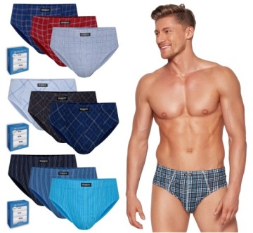 SLIPY MĘSKIE HENDERSON 3x3 pack - 9szt - r. L