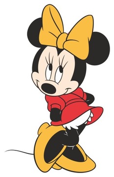 NAKLEJKA NA OKNO LUSTRO MEBLE SZYBĘ MYSZKA MINNIE