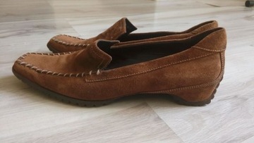 ECCO SKÓRZANE MOKASYNY BUTY DAMSKIE roz.38 25cm