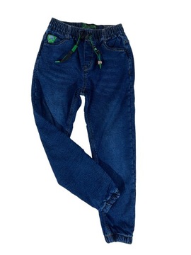 SPODNIE JEANS chłopięce ocieplane jogger 164 (16)