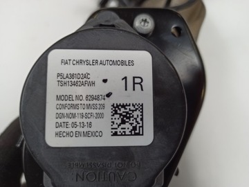 Ремень безопасности Правая пряжка Pacifica 2016 -