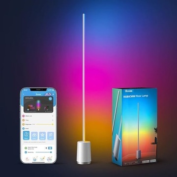 LAMPA PODŁOGOWA WIFI RGBICWW GOVEE KONTROLA APLIKACJI ALEXA ASYSTEN GOOGLE
