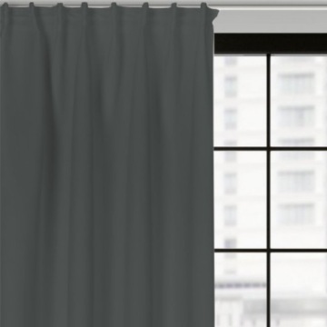 ZASŁONY BLACKOUT 200X350 C.SZARY TAŚMA Na Wymiar