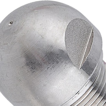 Насадка для прочистки канализации с кнопочным наконечником. Давление до