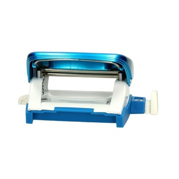 Дырокол Leitz Wow Mini на 10 листов, синий металлик