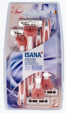 Maszynka jednorazowa do golenia Isana 4 szt.