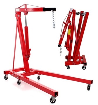 Żuraw 2T Dźwig Warsztatowy 80kg Redtool