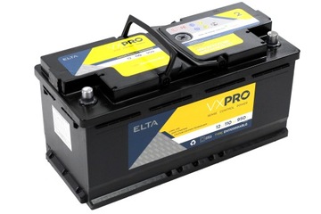 AKUMULATOR ELTA VXPRO 12V 110Ah 950A ŻYWIEC