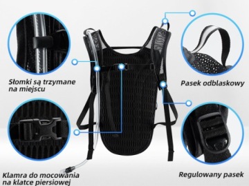 Велосипедный рюкзак ROCKBROS с системой гидратации Ultralight