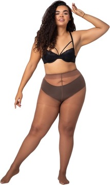 QUEEN SIZE rajstopy CHARLOTTE 20 den Rozm. 8 SHORT