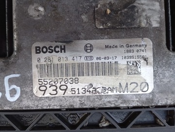 ALFA ROMEO 159 2.4 JEDNOTKA ŘÍZENÍ 0281013417 55207038