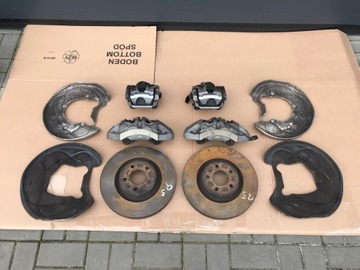 AUDI Q5 80A ZACISKI HAMULCOWE TARCZE KLOCKI KMPL.