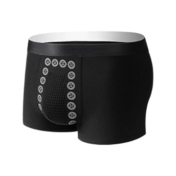 3 sztuk/partia Bokserki męskie Magnetyczna bielizna magnetyczna domowa biel
