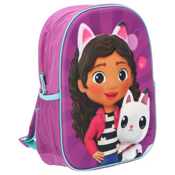 KOCI DOMEK GABI PLECAK SZKOLNY DZIECIĘCY 3D 34 cm
