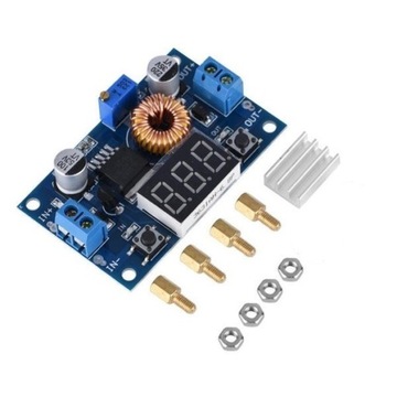 Преобразователь XL4015E — 5 А, 75 Вт — 4–30 В Понижающий — с вольтметром