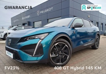 Peugeot 408 2025 Peugeot 408 GT 145 KM Hybrid DEMO I wl. Gwarancja FV 23 1.2 145KM