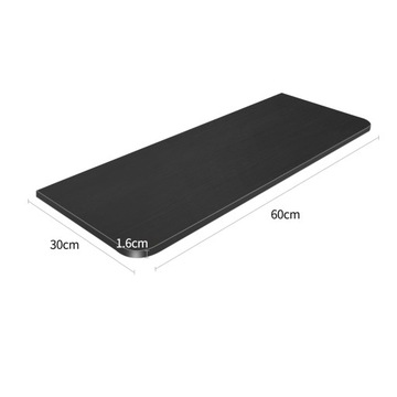 НАСТЕННЫЙ СТОЛ КОМПЬЮТЕРНЫЙ КУХОННЫЙ СТОЛ 60X30СМ ЧЕРНЫЙ