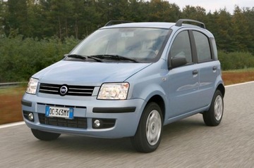LITR NÁPIS ZNAKY KRYT ZADNÍ KUFRU FIAT PANDA II