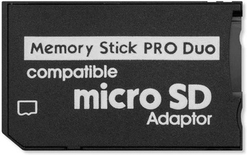 Adapter Micro SD -> MS Pro Duo, do urządzeń Sony PSP MicroSD na MS ProDuo